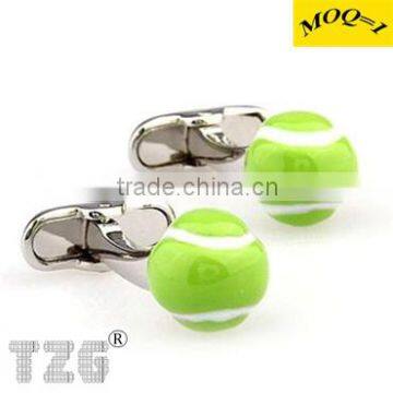 TZG09404 The Popular Tennis Ball Cufflink Cuff Link