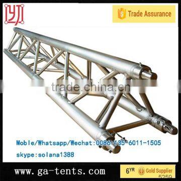 large outdoor stage truss roof with canvas