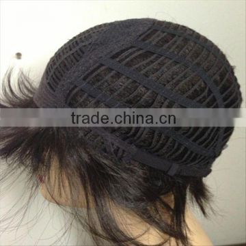 short full machine made wigs synthetic