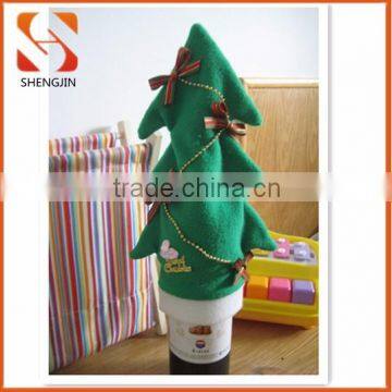 New design Christmas tree wine bottle cover, wine bottle bag