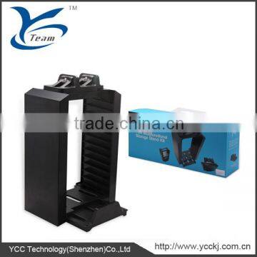 2016 Newest Hot Sale for Ps4 Multifunctional Storage Stand Kit Game Disc Storage Tower photo-3