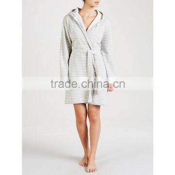 Wholesale Cosy and Comfortable Warm Women Jersey Bathrobe