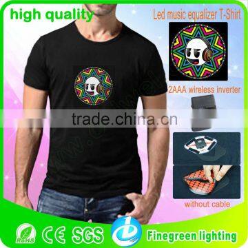 el music flashing t-shirts, music t shirt