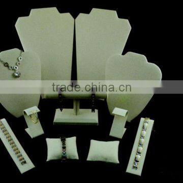 Mix jewelry coutertop display fabric jewelry display