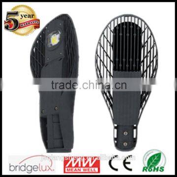 City road lighting engineering preferred aluminum die casting IP65 outdoor high power 50W/60W cob LED street light housing lamp
