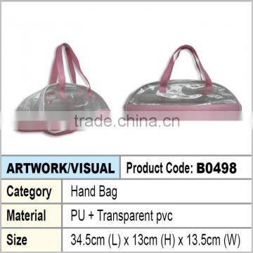 Lady Synthetic leather hand bag