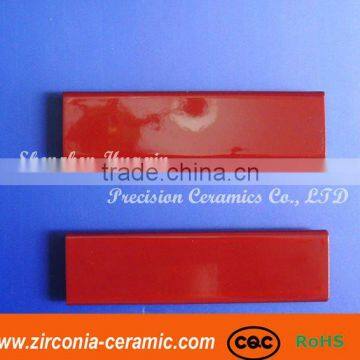 Cream Alumina Ceramic Plate Glazing