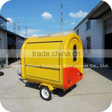 2014 Elegant Design Mobile Sausage Grilled Slush Food Cart with CE Certification XR-FC220 B