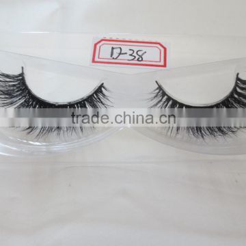 Wholesale Natural 3D 100% Real Mink False Eye Lashes/ Mink Individual Fake Eyelashes Extensions