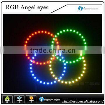 RGB or Single Color 5050smd 160mm Angle Eyes Halo Rings photo-2