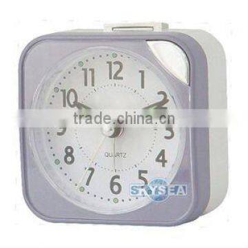 Plastic Square Shape Table Alarm Clock Wake up Laght Alarm Clock photo-6