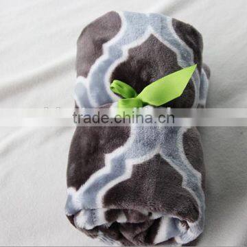 100% Polyester 70*110cm Flannel Fleece Travel Blanket