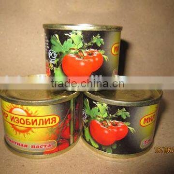 Lithographic packing Tomato Paste in can/tinplate