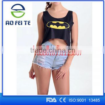 alibaba china gym wear new premium custom fashion top quality ladies crop tank top