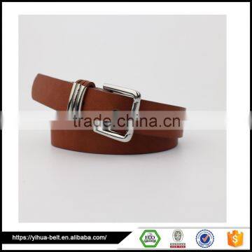 Customized women slimming belt fashion thin pu belt