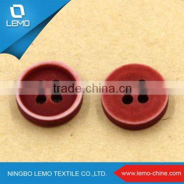 Red Color Sew Button With Plastic Materical