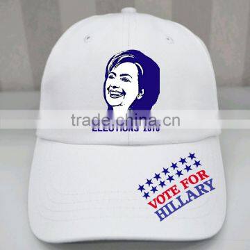 Hillary Clinton 2016 for the 45th Presidency campaign Vote caps hats snapback baseball cap/hat,custom OEM