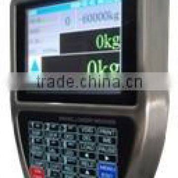 Wheel loader weigher controller