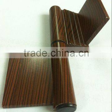 wooden color hinge of aluminium windows and doors of middle east country