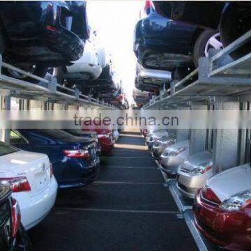 2 tier car showroom parking lift