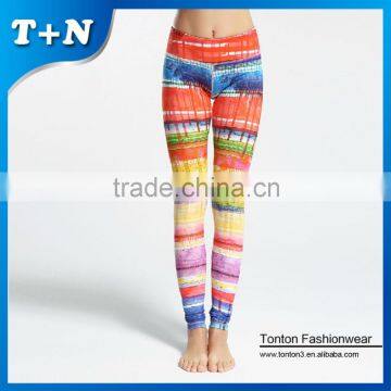 sublimation yoga legging black girls wearing yoga pants
