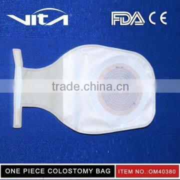 One-piece open colostomy bags (Hydrocolloid adhesive)