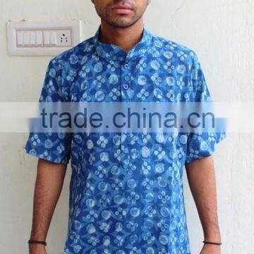 Mens Kurta by Bench Garment Wash Short Sleeved