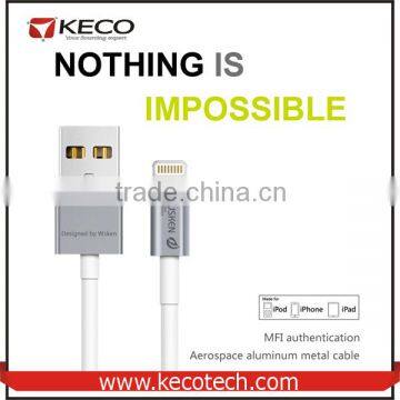 WSKEN High Quality Double Metal MFI USB Charging Cable