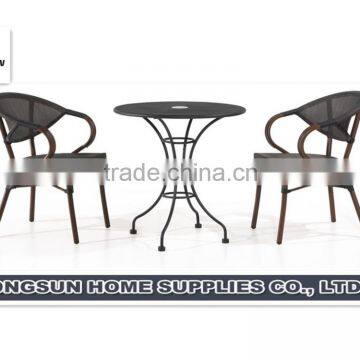 hot sale DT295 high quanity coffee shop chair and table set