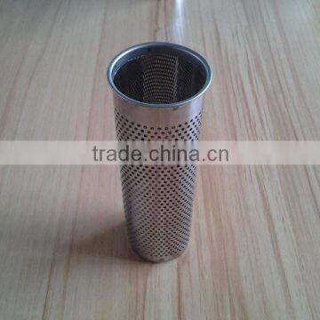 Top quality stainless steel etched mesh tea strainer
