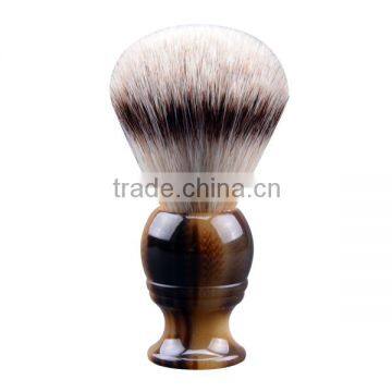 Synthetic Hair Resin Plastic handle newest design beard brush