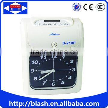 monthly time card punch time recorder machine