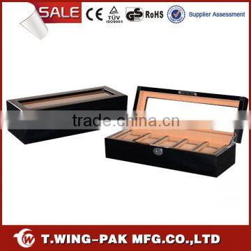 Black Exterior Box for 5 Watches Ladies Watch Storage Box Watch Box Suitable for Men and Women Watches