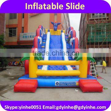 Cheap Giant Inflatable Dragon Slide for kids