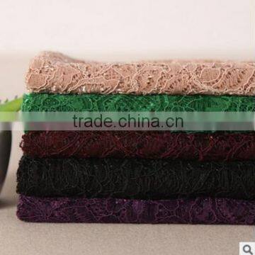Sale Warp Knitting Reactive Dyeing Lace Fabric photo-3