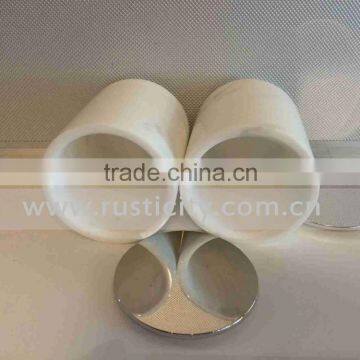 Christmas Black Glass Candle Jar/ Glass Jar for Candle With Lids/ Marble Candle Jars With Lid photo-3