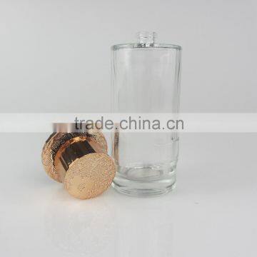 100ml Cylindrical Bottle Glass Perfume Bottle With Golden Cap Quality Choice photo-3