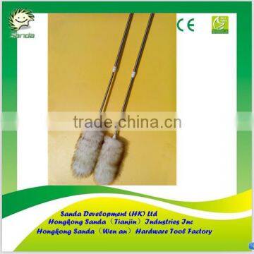 extension stainless steel handle sheep skin duster