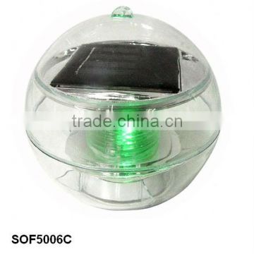 white plastic ball solar floating pool led light(SOF5006C)