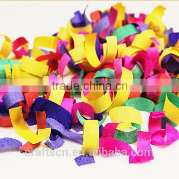 Chinese factory hand cut confetti of flame retardant paper