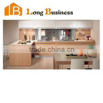 LB-JL1081 Super quality hotsell u shape melamine kitchen cabinet