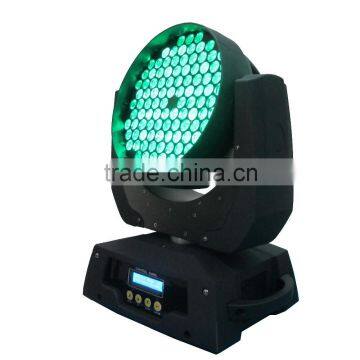 108x3w led moving head rgbw stage wash lights