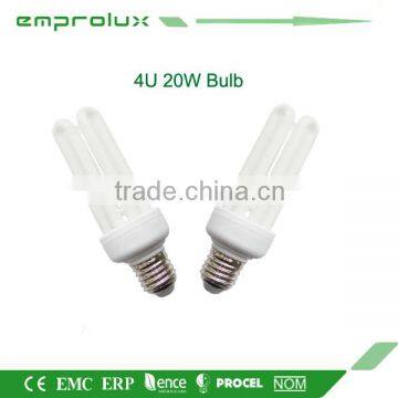20W 4U CFL Energy Saving Lamp Bulb