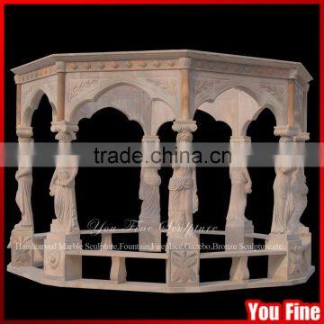 Beautiful Decorative Big Marble Sculpture Gazebo