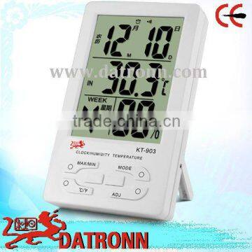 cKT903 lock/humidity digital wall thermometer