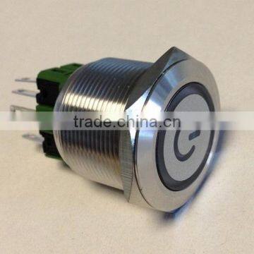 Illuminated Waterproof Push Button Switch L25(Dia.25mm) IP67