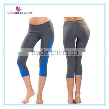 86% nylon 14% spandex dry fit ladies yoga tight