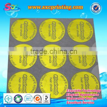 Removabel self adhesive sticker, Resuable adhesive label