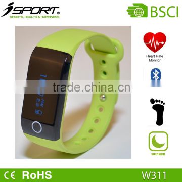 Fitness tracker with heart rate monitor bluetooth 4.0 optical heart rate measurement activity and sleep tracker