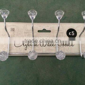 Hot and New Style Crystal Clothes Hanging Hook ,good Price ,fine Quality ,best Service. OEM is Available